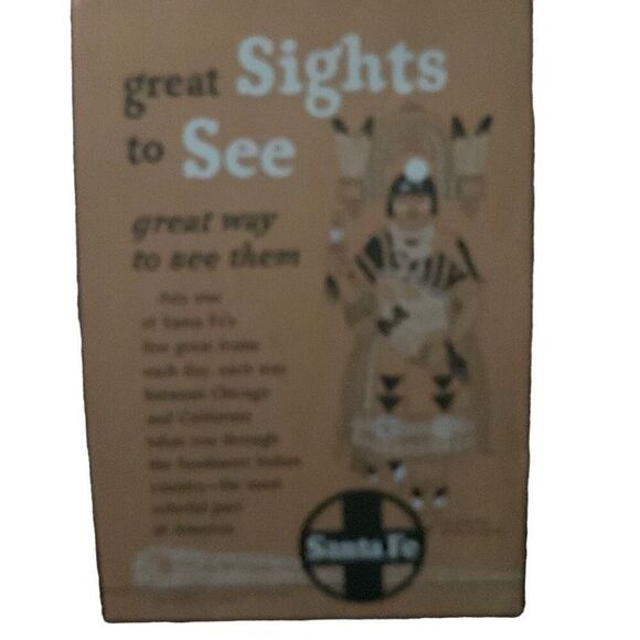 Vintage 1952 Santa Fe Great Sights To See Ad Advertisement - Picture 1 of 3